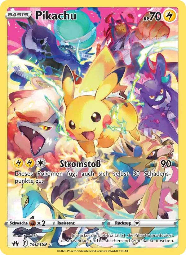 Sammelkarte Pikachu