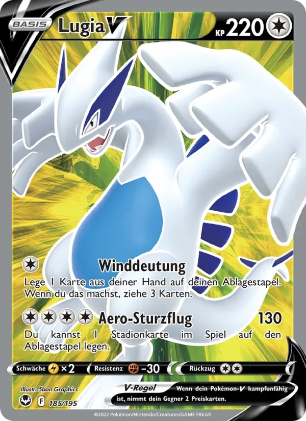 Sammelkarte Lugia V