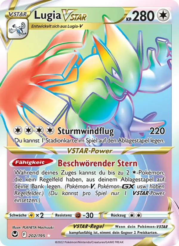 Sammelkarte Lugia VSTAR