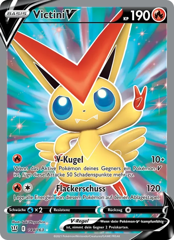 Sammelkarte Victini V