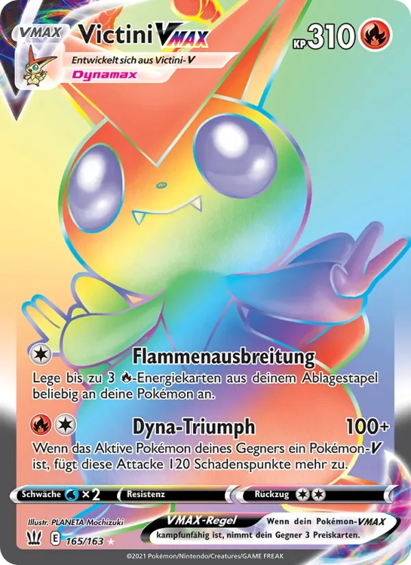 Sammelkarte Victini VMAX