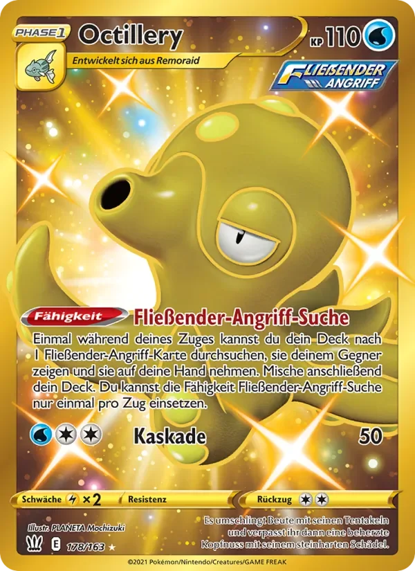 Sammelkarte Octillery