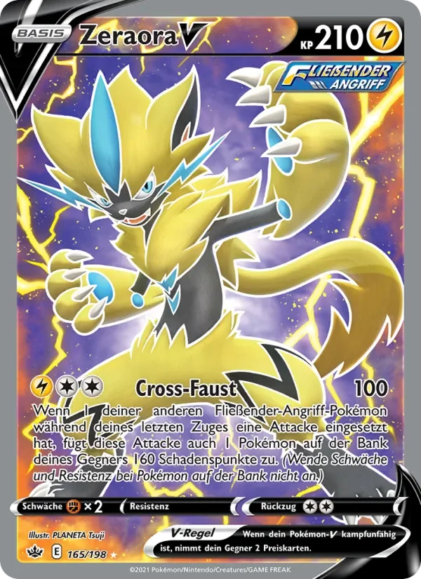 Sammelkarte Zeraora V