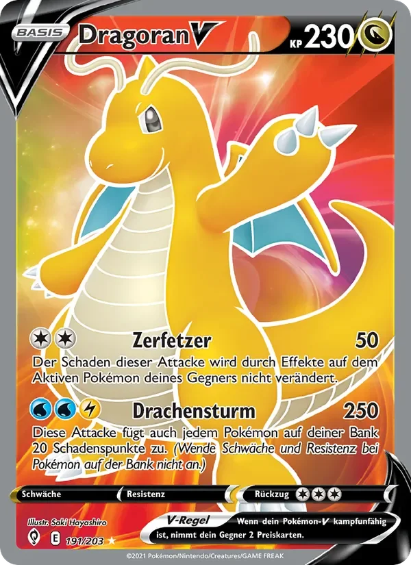 Sammelkarte Dragoran V