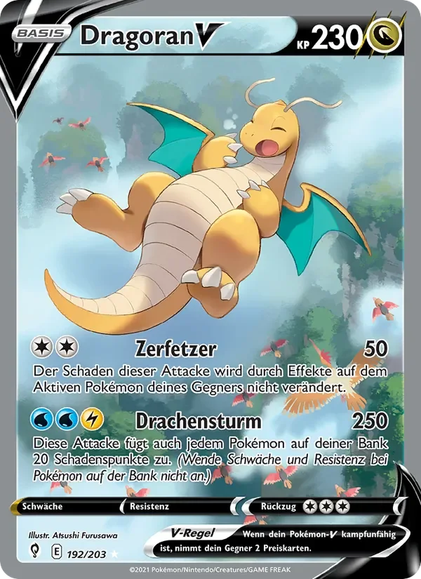 Sammelkarte Dragoran V, Drachenwandel Nr. 192