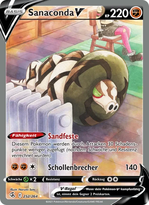 Sammelkarte Sanaconda V