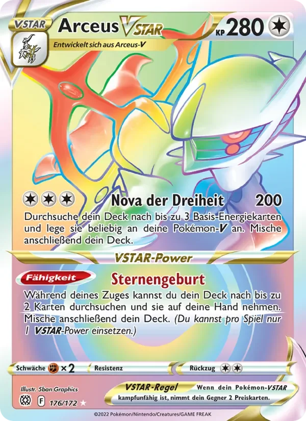 Sammelkarte Arceus VSTAR