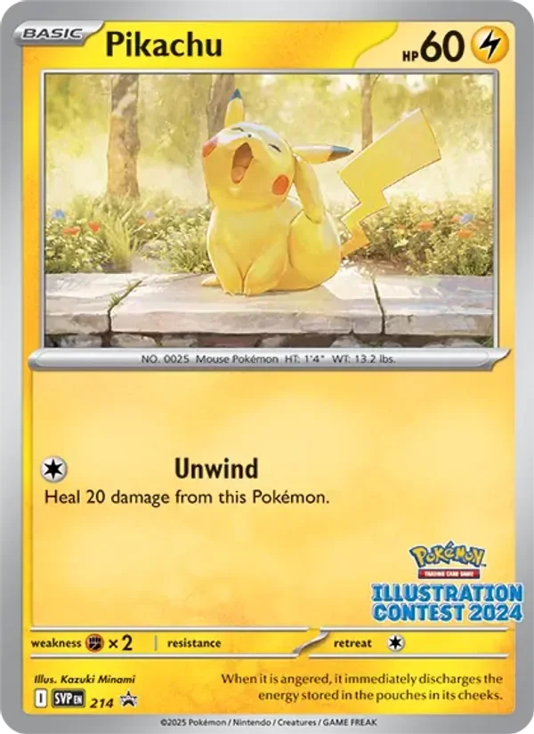 Sammelkarte Pikachu