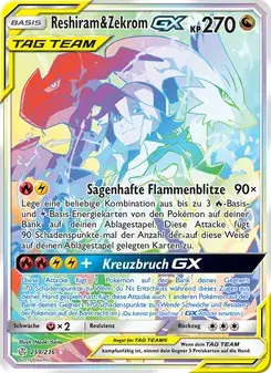 Reshiram & Zekrom GX 259