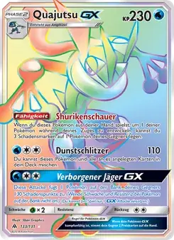Sammelkarte Quajutsu GX