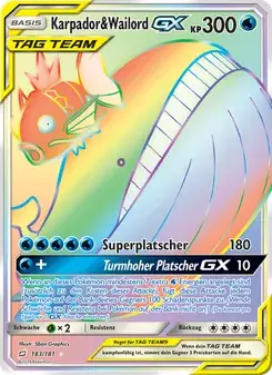 Karpador & Wailord GX 183