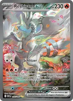 Sammelkarte Reshiram-ex