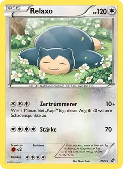 Sammelkarte Relaxo