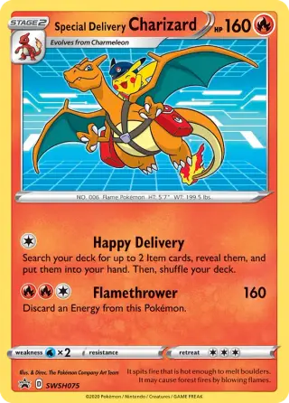 Sammelkarte Special Delivery Charizard
