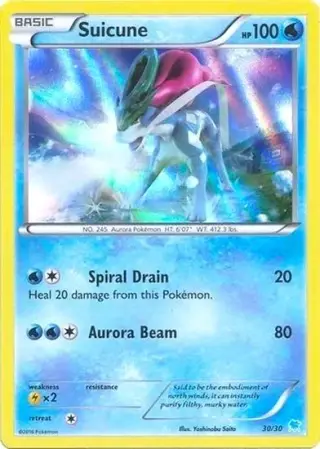 Sammelkarte Suicune