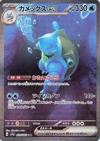 Blastoise ex 202/165