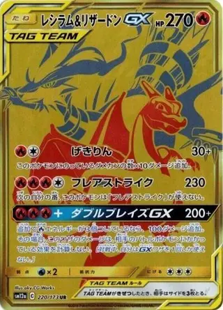 Reshiram & Charizard GX 220/173