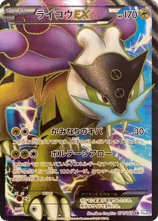Sammelkarte Raikou EX