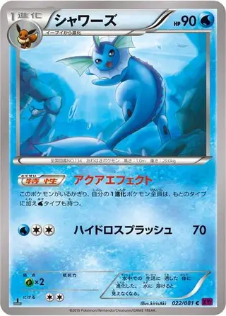 Vaporeon 022/081