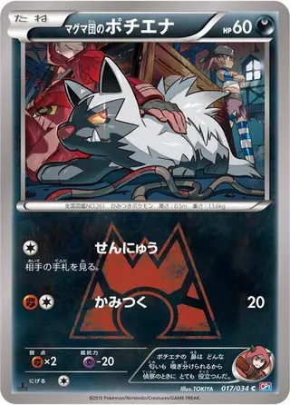 Team Magma's Poochyena 017/034