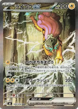 Sammelkarte Raikou ex