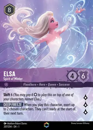 Sammelkarte Elsa - Spirit of Winter