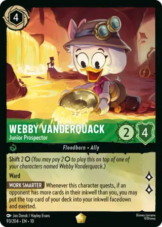 Webby Vanderquack - Junior Prospector 93