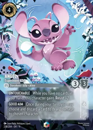 Sammelkarte Angel - Experiment 624