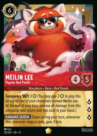 Meilin Lee - Popular Red Panda 125