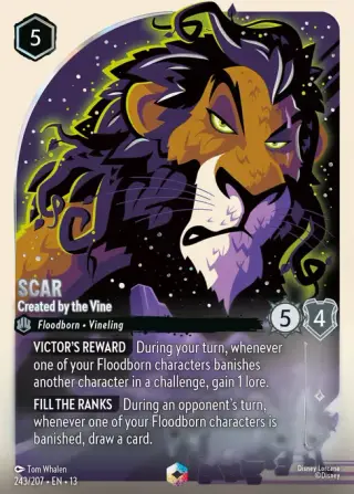 Sammelkarte Scar - Created by the Vine
