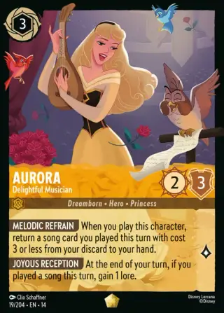 Sammelkarte Aurora - Delightful Musician
