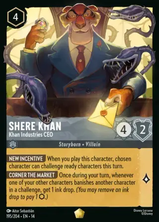 Sammelkarte Shere Khan - Khan Industries CEO