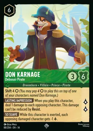 Don Karnage - Debonair Pirate 88