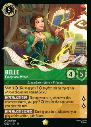 Belle - Exceptional Writer 90