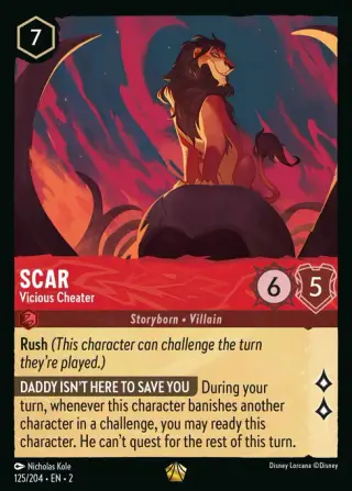 Scar - Vicious Cheater 125