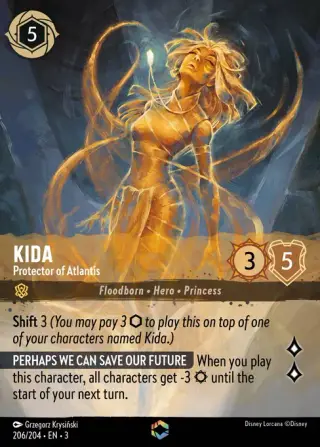 Sammelkarte Kida - Protector of Atlantis
