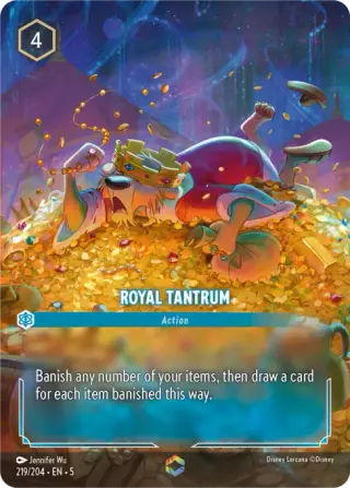 Sammelkarte Royal Tantrum