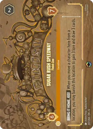 Sammelkarte Sugar Rush Speedway - Finish Line