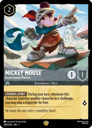 Mickey Mouse - Inspirational Warrior 200