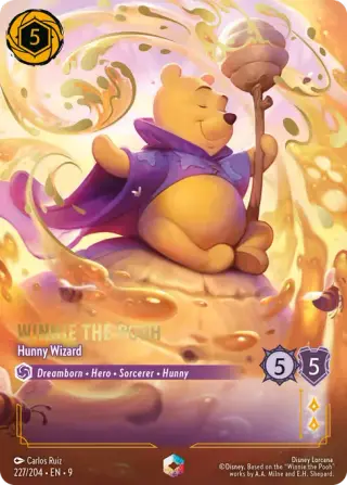 Sammelkarte Winnie the Pooh - Hunny Wizard