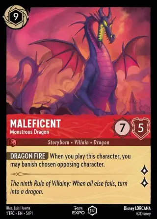 Sammelkarte Maleficent - Monstrous Dragon