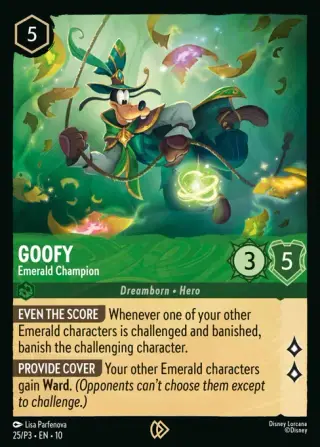 Goofy - Emerald Champion 25
