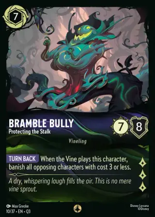 Sammelkarte Bramble Bully - Protecting the Stalk