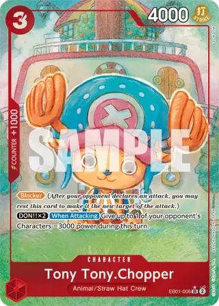 Sammelkarte Tony Tony.Chopper