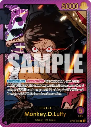 Sammelkarte Monkey.D.Luffy