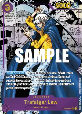 Sammelkarte Trafalgar Law