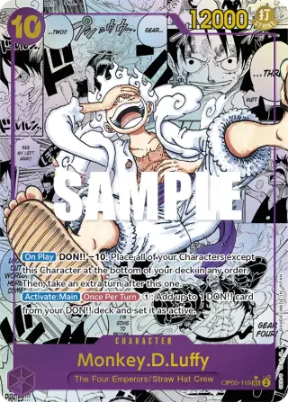 Sammelkarte Monkey.D.Luffy