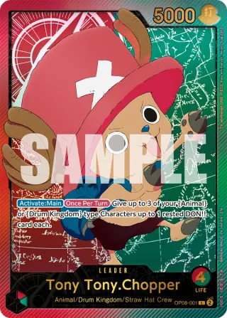 Sammelkarte Tony Tony.Chopper
