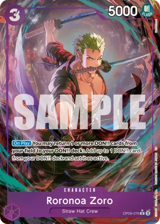 Roronoa Zoro OP09-076