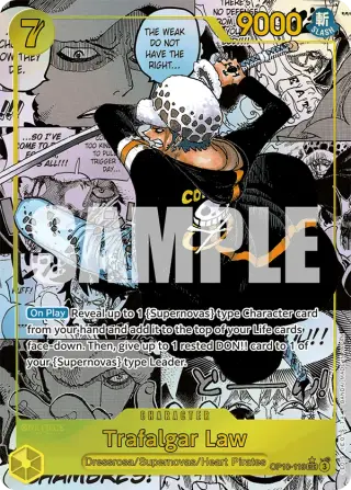 Sammelkarte Trafalgar Law